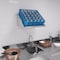Amgood 22 in. Stainless Steel Tubular Glass Rack Shelf AMG WS-TGR-1822-Z - alternate 2