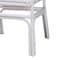 Bali & Pari Carwyn Bohemian White Rattan Dining Chair 248-13779-ZORO - alternate 3
