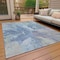 Homeroots 10' X 14' Denim Blue And Linen Abstract Washable Indoor Outdoor Area Rug 615601 - alternate 3