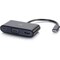C2G USB C TO HDMI AND VGA ADAPTER CONVERTER WITH POWER DELIVERY - BLACK - USB TO 26884 - alternate 1