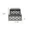 Homeroots Set of Two Black And White Wood And Mirrored Glass Box With Lid, 2PK 489375 - alternate 4