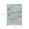 Homeroots 9' X 12' Mint Green And Pale Aqua Abstract Washable Indoor Outdoor Area Rug 630925 - alternate 2