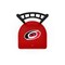 Holland Bar Stool Co 25" Blk Wrinkle Carolina Hurricanes Swivel Bar Stool, Jailhouse Back L01825CarHur - alternate 2