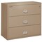 Fireking 3 Drawer, 1 Hr Fire & Impact Rated, 44" Wide Lateral Taupe 3-4422-CTA - alternate 1