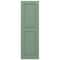 Ekena Millwork True Fit PVC, Two Equal Raised Panel Shutters, Track Green, 18W x 32H, PR TFP101RPF18X032TG - alternate 12