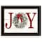 Homeroots Christmas Joy 5 Black Framed Print Wall Art 405033 - alternate 1