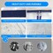 Simple Deluxe Extra-Large Moving Bags with Carrying Handles and Durable Zippers, Fold Flat, White, 4PK HKBAGXMOVING23WHTX4 - alternate 4