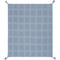 Homeroots 50" X 60" Blue Woven Cotton Throw Blanket with Tassels 516501 - alternate 1