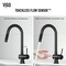 Vigo Gramercy Single-Handle Pull-Down Sprayer Kitchen Faucet with Touchless Sensor in Matte Black VG02008MBS - alternate 4