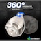 Supply Giant Shower Head, High Pressure 3 Function Massage Showerhead, 1.5 GPM, 2.75in Face Dia. Fixed 74-52337-O - alternate 6