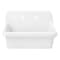 Kingston Brass 30" Ceramic Single Bowl Wall Mount Kitchen Sink with Strainer, Glossy White GPKWS301918 - alternate 1