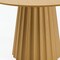 Homeroots 46" Brown Solid Wood Pedestal Base Round Top Dining Table 721019 - alternate 2