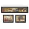 Homeroots Set Of Three Country Kitchen 2 Black Framed Print Kitchen Wall Art, 3PK 406626 - alternate 2
