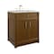 James Martin Vanities Bellshire 30" Single Vanity, Honey Oak w/ 3 CM Lime Delight Silestone Top 660-V30-HNO-3LDL - alternate 5