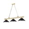 Z-Lite Cordon Heritage Brass 3 Light Billiard 2306-3HBR-MMB - alternate 5