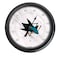 Holland Bar Stool Co San Jose Sharks Indoor/Outdoor LED Thermometer ODThrm14BK-08SJShar - alternate 1