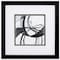 Homeroots 11" X 11" Silver Frame Black Rings, Set Of 2, 2PK 365170 - alternate 3