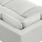 Homeroots 124in Gray Fabric Wood Sofa 641065 - alternate 6