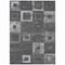 Homeroots 8' X 10' Black And Gray Geometric Washable Indoor Outdoor Area Rug 605016 - alternate 4