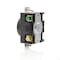 Leviton Locking Receptacle, 20/30 A, 250/600V AC, 3 Pole, Flush Mount, Screw Terminals, Black 20403-L - alternate 3
