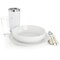 Gibson Home Nobella 14 Piece Fine Ceramic Dinnerware Set in White 136592.14 - alternate 3