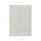 Homeroots 9' X 12' Ivory Gray And Gold Floral Washable Indoor Outdoor Area Rug 595965 - alternate 3