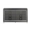 Homeroots 65" Gray Solid and Manufactured Wood Eight Drawer Double Dresser 490495 - alternate 1