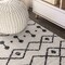Jonathan Y Aksil Moroccan Beni Souk Cream/Black 2 ft. x 8 ft. Runner Rug MOH208A-28 - alternate 3