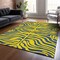 Homeroots 3' X 5' Yellow And Blue Animal Print Washable Indoor Outdoor Area Rug 600714 - alternate 6