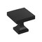 Amerock Pedestal 1-1/16 inch (27mm) Length Matte Black Cabinet Knob, 25PK 25VMP37024MB - alternate 1