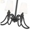 Z-Lite Claudelle 6-Light Chandelier, 32 in W, Matte Black 4014-32MB - alternate 4