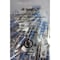 Izzy QTY 50 COPPER COMPRESSION LUG #6 STRANDED 2-HOLE 1/4IN CRIMP BLUE I62-14 - alternate 3