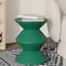 Leisuremod Aura Modern Side Table - Double Hourglass Design, ABS Plastic, Indoor/Outdoor Use AST15G - alternate 5