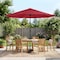 Villacera 9-Foot Outdoor Patio Umbrella, Red 83-OUT5445 - alternate 7