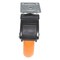 Vestil Polyurethane Swivel With Total Brake Caster 8 In. x 2 In. 1.25K Butterscotch/Silver CST-F34-8X2SI-SWTB1 - alternate 5
