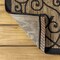 Jonathan Y Madrid Vintage Filigree Textured Weave Black/Khaki 9 ft Square Indoor/Outdoor Area Rug SMB107A-9SQ - alternate 6