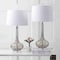 Jonathan Y Bette 28.5" Glass Teardrop LED Table Lamp, Smoke Gray, 2PK JYL1079D-SET2 - alternate 4