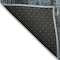 Homeroots 5' X 8' Teal Blue Gray And Ivory Abstract Washable Indoor Outdoor Area Rug 617669 - alternate 4