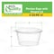 Ecoquality 3 Oz Portion Cups with Hinged Lid Leak Proof Condiment Souffle Containers, 300PK EQHINPC3OZ-300 - alternate 4