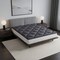 Homeroots 2in Dark Gray Cotton Queen Mattress Topper 711937 - alternate 2