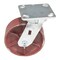 Vestil Cast Iron/Steel Swivel Caster 6 In. Diameter x 2 In. Width 2000 Lb. Capacity Maroon CST-VE-6X2DS-S - alternate 5