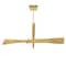Cwi Lighting Solara Integrated LED Brass Chandelier, 72inW 1717P50-624 - alternate 1