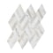 Msi Angora Rhombus SAMPLE Polished Marble Mesh-Mounted Mosaic Wall Tile ZOR-MD-0514-SAM - alternate 6