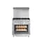Koolmore 36 in. 6 Burner Commercial Natural Gas Range in Stainless-Steel KM-CR36-NG - alternate 5