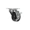 Vestil Rubber Swivel With Brake Caster 2 In. Diameter x 1 In. Width 55 Lb. Capacity Black CST-VE-2X1RU-SWB - alternate 1