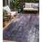 Homeroots 5' X 8' Purple And Ivory Abstract Washable Indoor Outdoor Area Rug 617657 - alternate 1