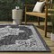 Jonathan Y Arden Vintage Casual Medallion Dark Gray/Cream 3 ft. x 5 ft. Indoor/Outdoor Area Rug SMB300A-3 - alternate 5