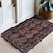 World Rug Gallery Transitional Moroccan Washable Non Slip Area Rug 2 ft x 3 ft Rust WR83RUST2X3 - alternate 1