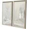 Homeroots Set Of Two Delicate Gray Silver Framed Print Wall Art, 2PK 525726 - alternate 3