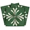 Homeroots 4" x 4" Green Vinyl Arabesque Peel And Stick Removable Tiles 569241 - alternate 5